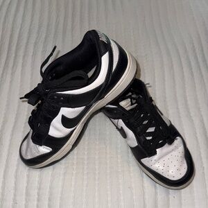 Nike Men’s size 9 Panda Dunk Low Black & White Athletic Shoes